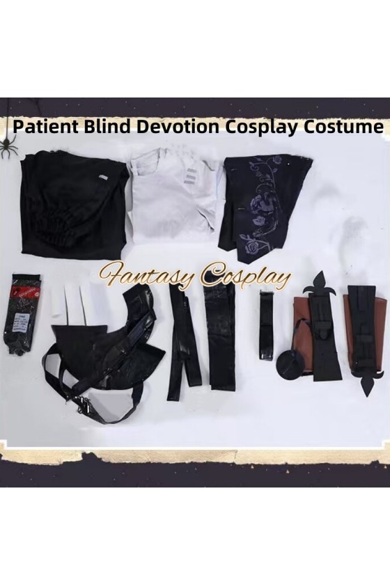 Identity V Psychologist Discipline and Patient Emil Blind Devotion Cosplay Costumes